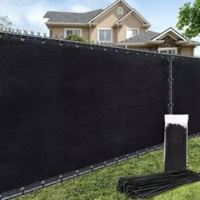 180GSM 6ft x 50ft Fence Privacy Screen Heavy Duty Fence Cover Garden Wall Backyard