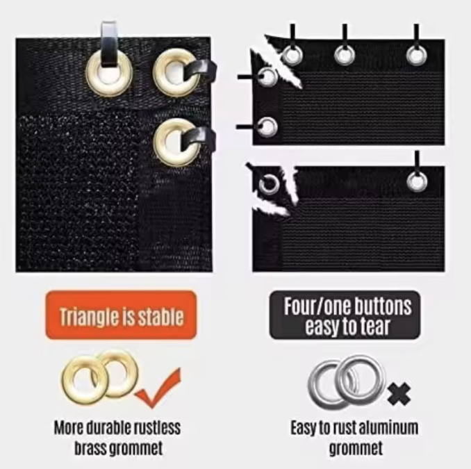 180GSM 6ft x 50ft Fence Privacy Screen Heavy Duty Fence Cover Garden Wall Backyard