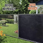 180GSM 6ft x 50ft Fence Privacy Screen Heavy Duty Fence Cover Garden Wall Backyard